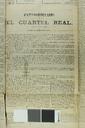 Extraordinario a El Cuartel Real, 1º de marzo de 1874 [Documento]