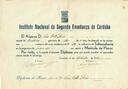 Diploma de honor de secundaria del Instituto nacional de C&oacute;rdoba [Documento]