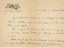 Carta de Luis Valls-Taberner a su madre Marcelina Arn&oacute; Maristany [Documento]