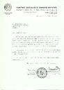 Carta de la secci&oacute;n hist&oacute;rica del PSOE solicitando financiaci&oacute;n al Banco Popular [Documento]