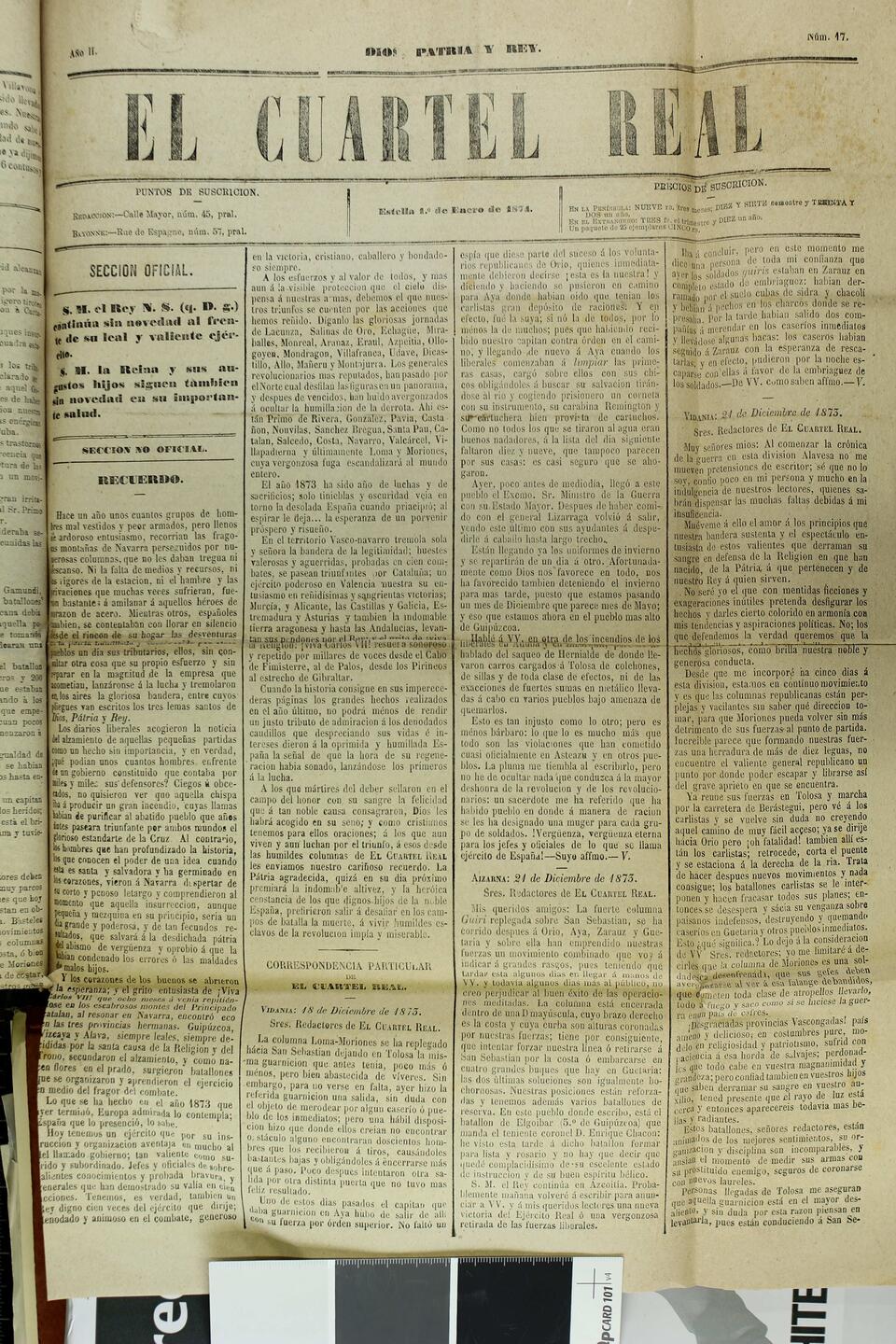 Número 017, 1º de enero de 1874 [Documento]