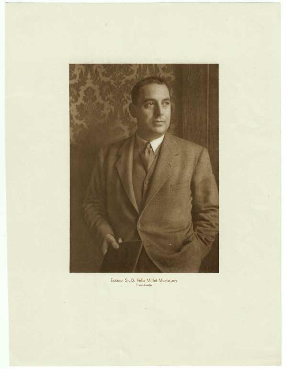 Fotograf&iacute;a de F&eacute;lix Millet [Documento]